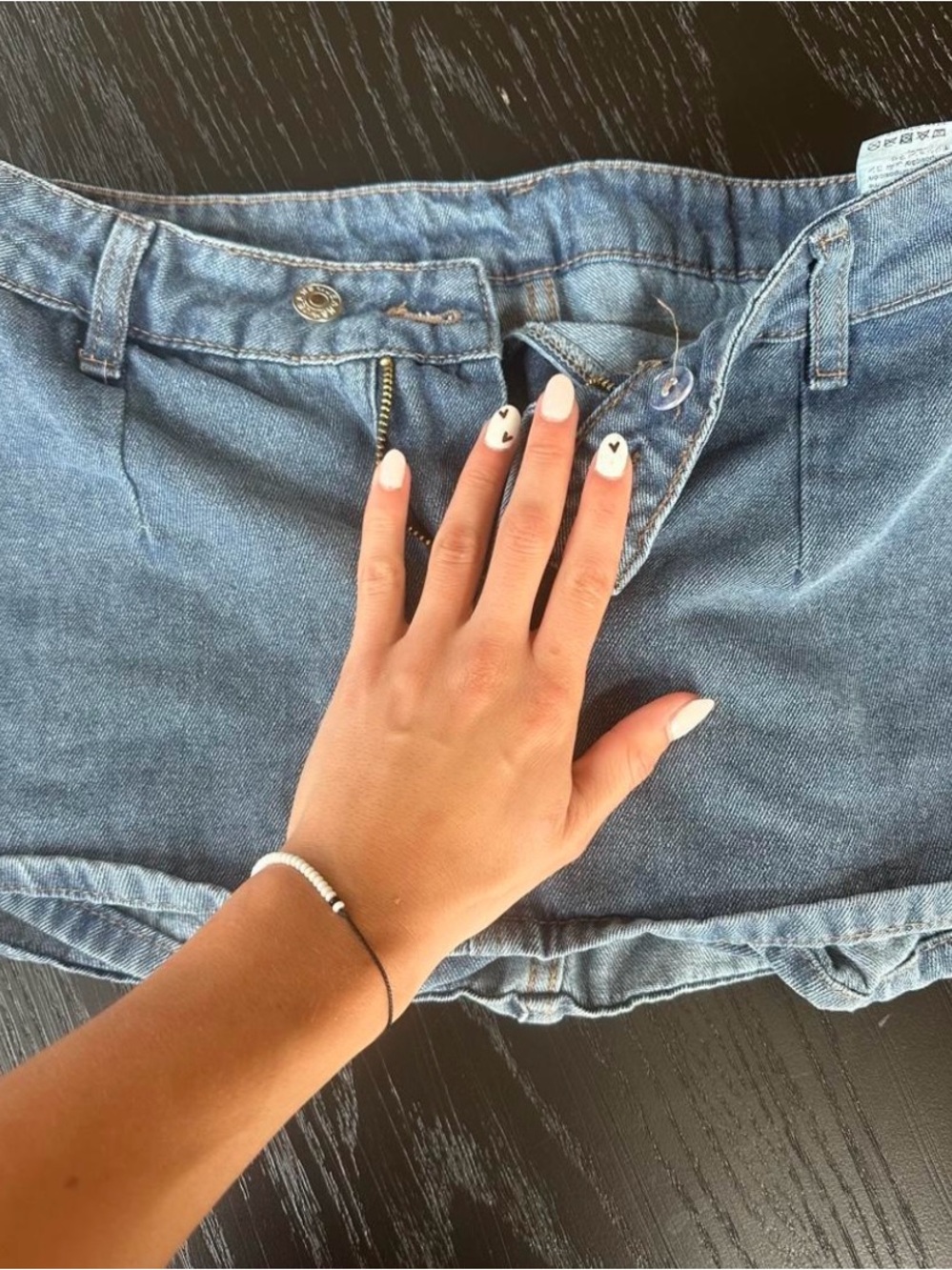 SHEIN Light Blue Denim Jean Shorts